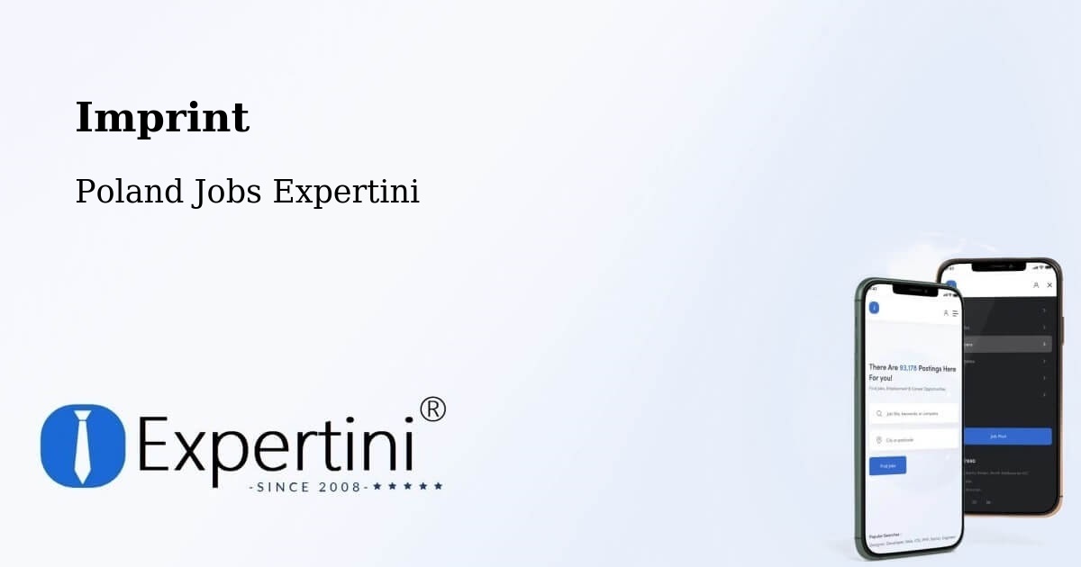 Imprint – Niechanowo - Poland Jobs Expertini